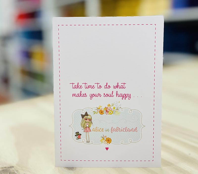 a gift voucher featuring a logo and a phrase