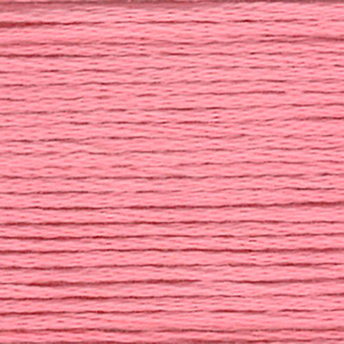 close up of rose pink embroidery floss-thread texture