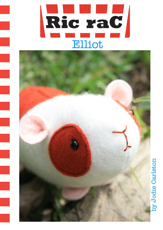 sewing pattern guinea pig felt