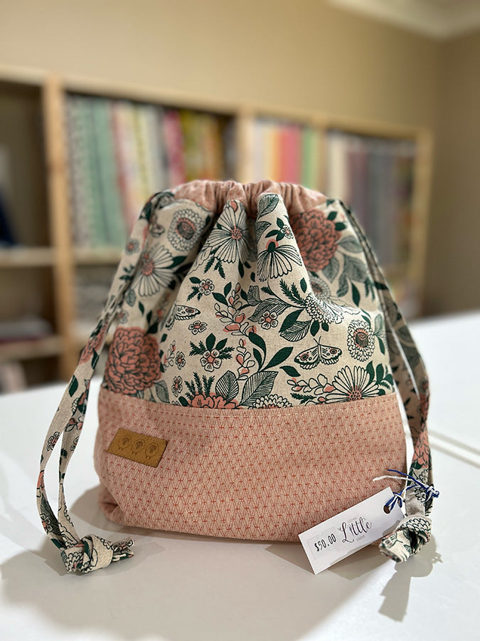 project - knitting - crochet - English paper piecing - bag
