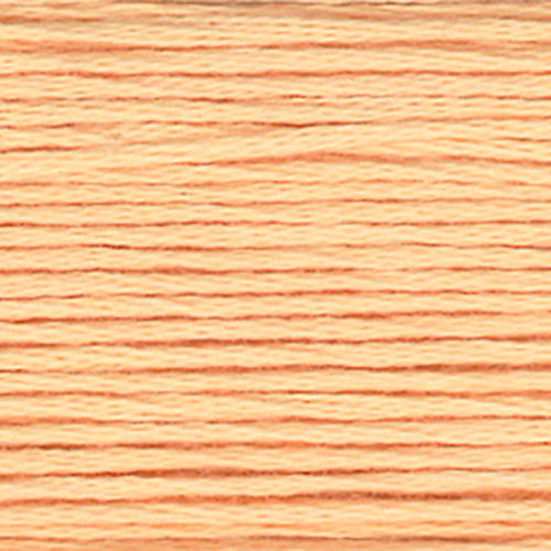close up of orange-peach embroidery floss-thread texture and colour