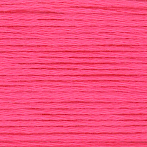 close up of bright pink embroidery floss-thread texture and colour
