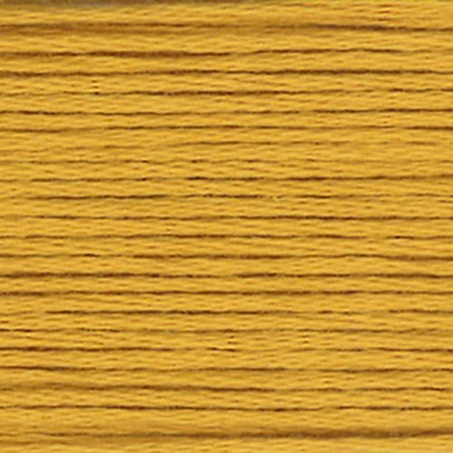 Close-up of yellow embroidery floss-thread texture