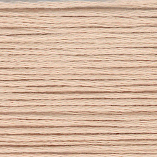 Close-up of beige embroidery floss