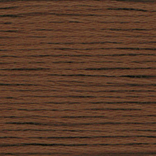 Close-up of brown embroidery floss