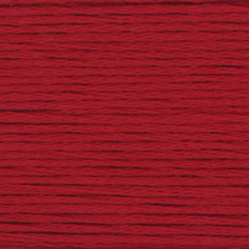 Close-up of a dark red embroidery floss- thread texture