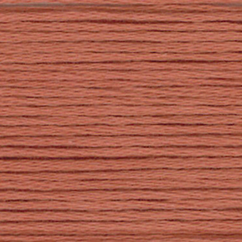 close up of reddish-brown embroidery floss-thread texture and colour