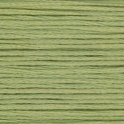 Close-up of yellow-green embroidery floss-thread texture