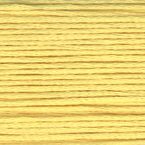 Close-up of yellow embroidery floss-thread texture
