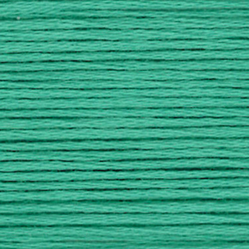 Close-up of a teal embroidery floss- thread texture