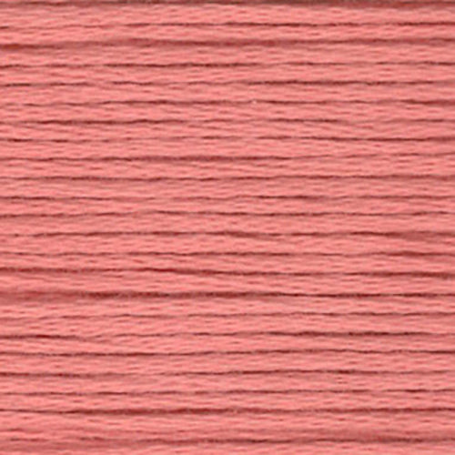 Close-up of a warm pink hint of brown embroidery floss- thread texture