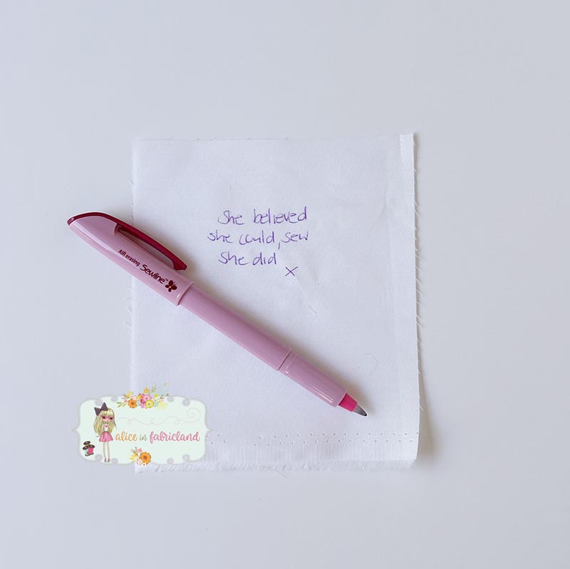 Sewline Air Erasable Fabric Pen