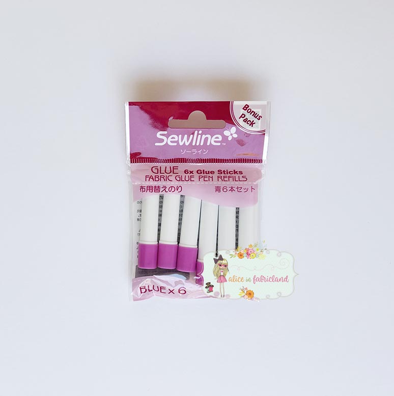 fabric glue refills in a 6 pack