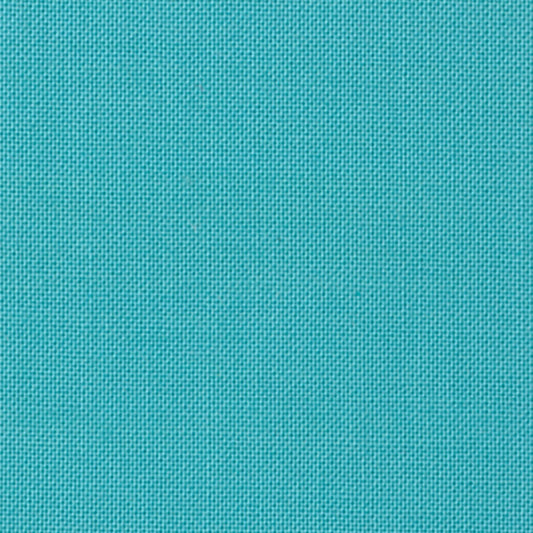 bright aqua solid coloured 100% quilting weight cotton fabric swatch