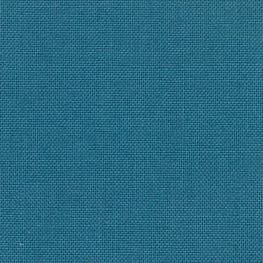 aqua blue solid coloured 10% quilting weight fabric swatch