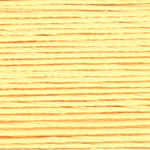 close up of peach yellow embroidery floss thread texture