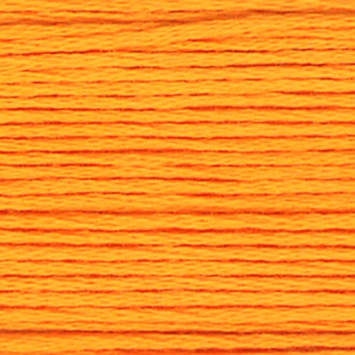 close up of peach orange embroidery floss thread texture