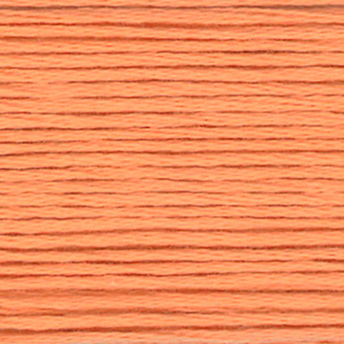 close up of orange-peach embroidery floss-thread texture and colour