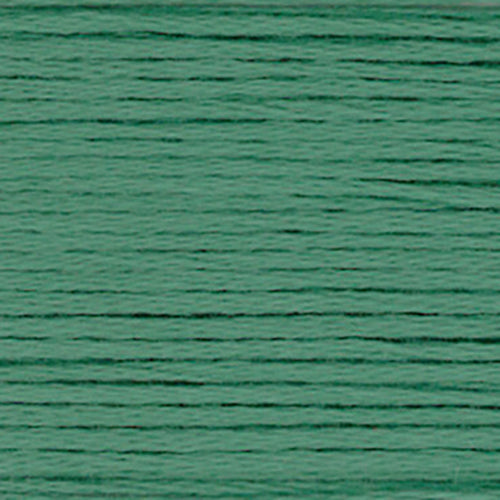 Close-up of sage green embroidery floss-thread texture