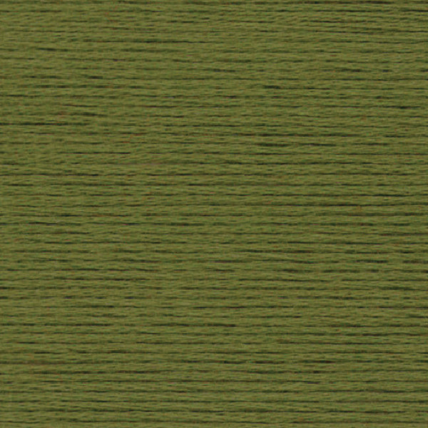 Close-up of a muted green embroidery floss- thread texture