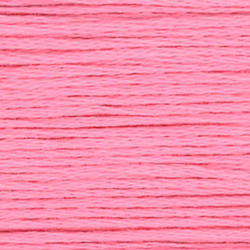 close up of pink embroidery floss-thread texture and colour