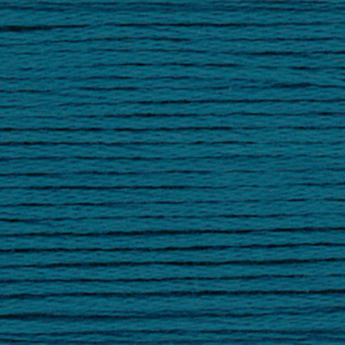 close up of teal-blue embroidery floss-thread texture and colour