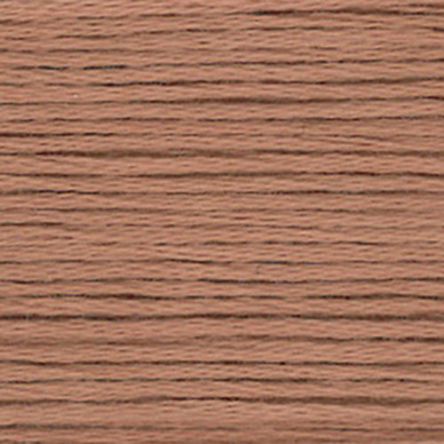 Close-up of beige-brown embroidery floss