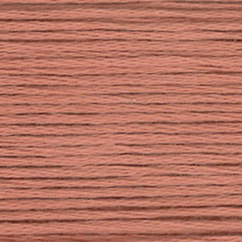 close up of reddish-brown embroidery floss-thread texture and colour