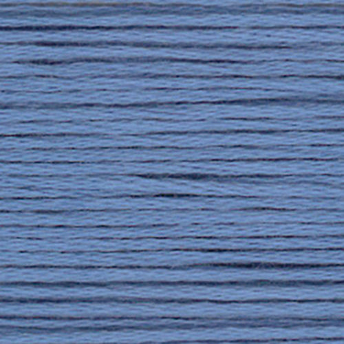 Close-up of blue embroidery floss texture