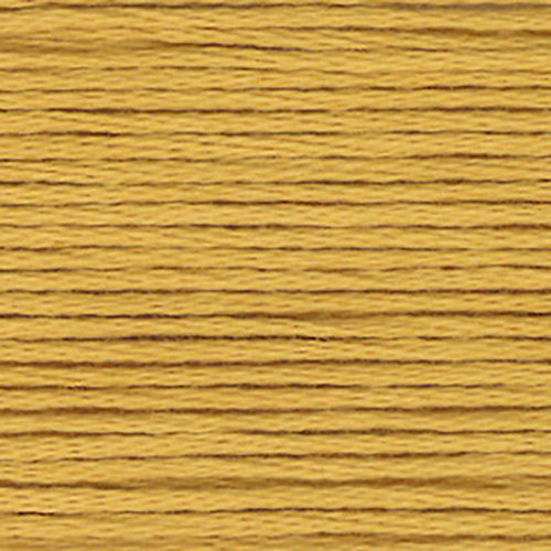 Close-up of yellow-orange embroidery floss-thread texture