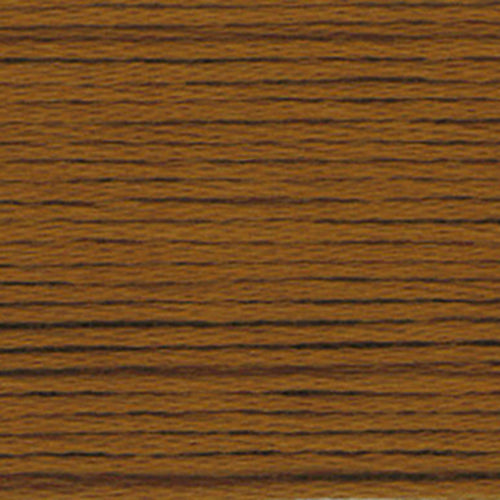 Close-up of mustard-brown embroidery floss-thread texture