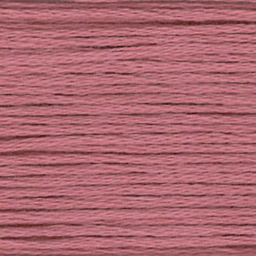 Close-up of pink embroidery floss - thread with visible texture