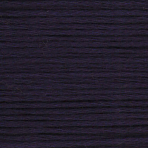 Close-up of a deep blue purple embroidery floss- thread texture
