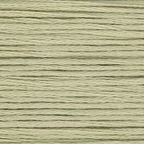 Close-up of yellow-green embroidery floss-thread texture
