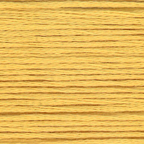 Close-up of yellow-gold embroidery floss-thread texture