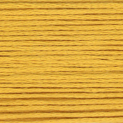Close-up of yellow embroidery floss-thread texture