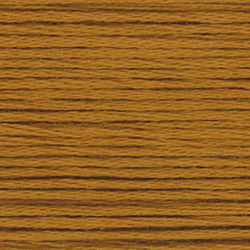 Close-up of orange brown embroidery floss- thread texture