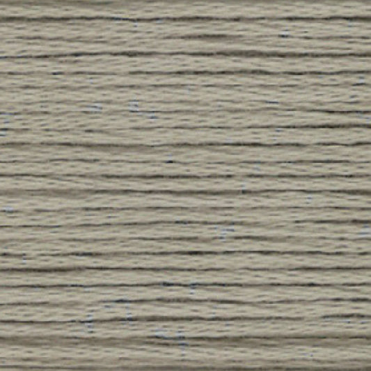 Close-up of warm grey-brown embroidery floss- thread texture