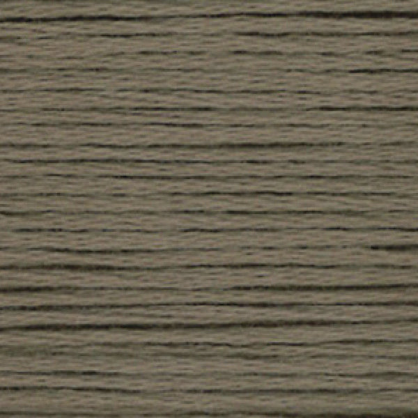 Close-up of warm grey-brown embroidery floss- thread texture