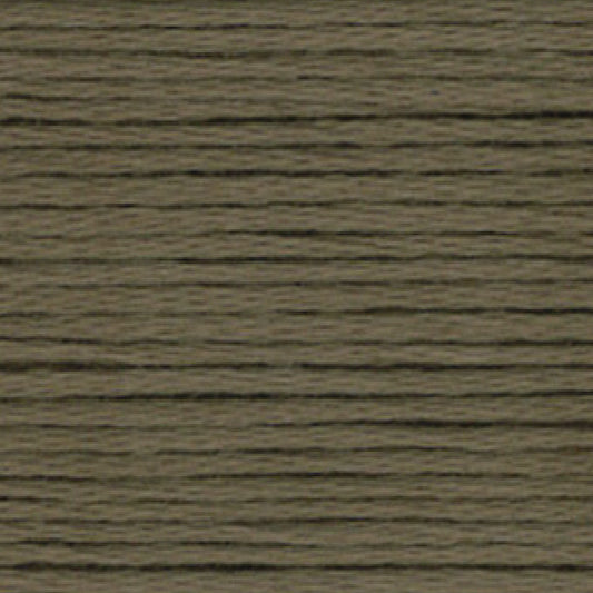 Close-up of warm grey-brown embroidery floss- thread texture