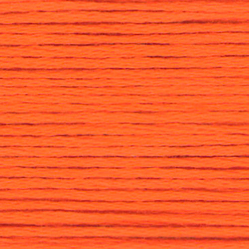 Close-up of orange embroidery floss-thread texture