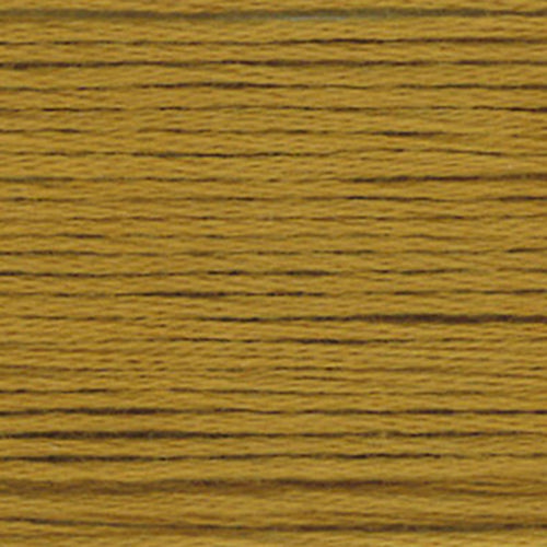 Close-up of yellow-mustard embroidery floss-thread texture