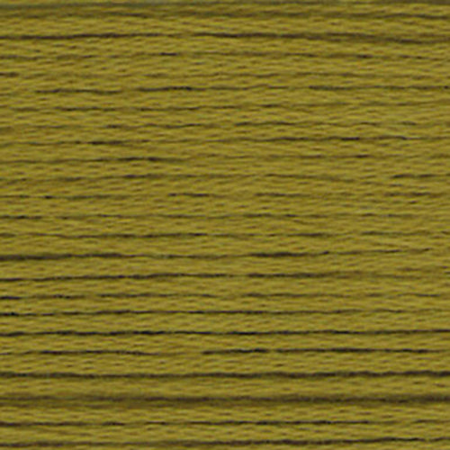 Close-up of mustard embroidery floss-thread texture