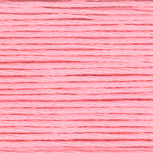 Close-up of pink embroidery floss-thread texture