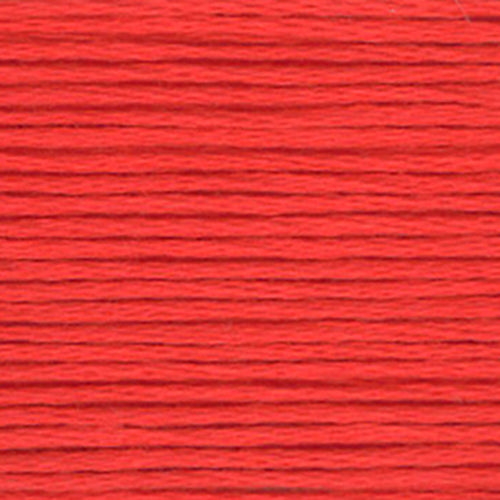 Close-up of watermelon pink red embroidery floss- thread texture