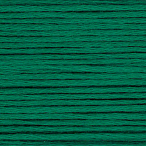 Close-up of a green teal embroidery floss- thread texture