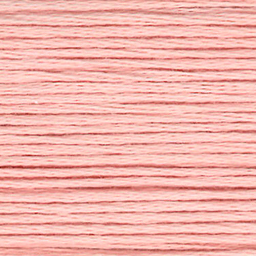 Close-up of a warm pink hint of brown embroidery floss- thread texture