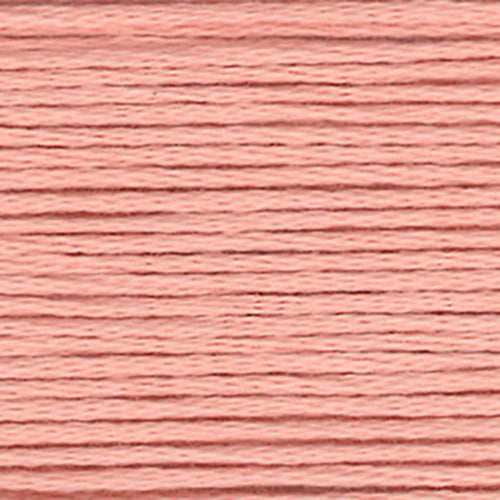 Close-up of a warm pink hint of brown embroidery floss- thread texture