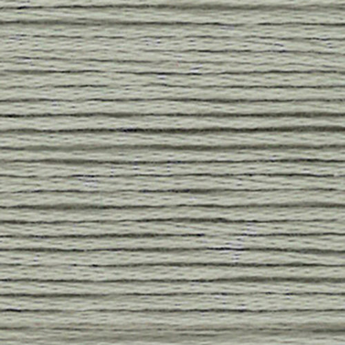 Close-up of grey-silver embroidery floss-thread texture