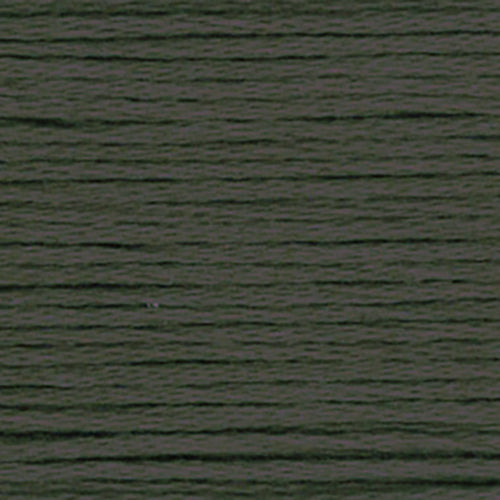Close-up of dark grey embroidery floss-thread texture